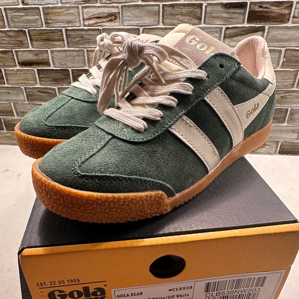 Brand New in Box Gola Elan Sneakers - Evergreen - Size 5